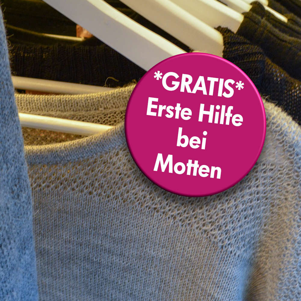 GRATIS Erste Hilfe Checkliste bei Kleidermotten